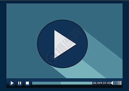 网上视频播放器媒体屏幕体积网络插图界面玩家电脑互联网技术电影图片