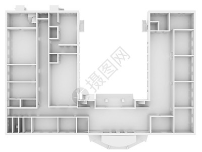 抽象的白色地板 顶视图窗户建造项目房间建筑学建筑地面房子背景图片