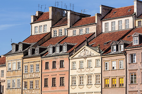 华沙老城旅行旅游建筑城市建筑学正方形房子景观图片
