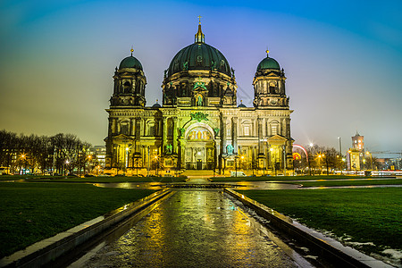 柏林多姆 是最高教区 的口号博物馆市中心文化教会旅游历史性建筑学寺庙圆顶宗教图片