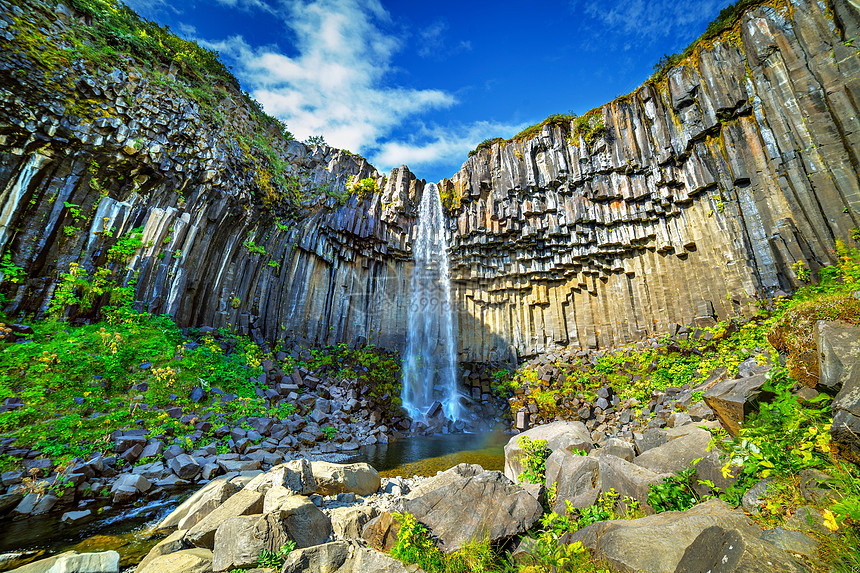 黑色秋天岩石蓝色冒险吸引力地标悬崖假期环境几何流动图片