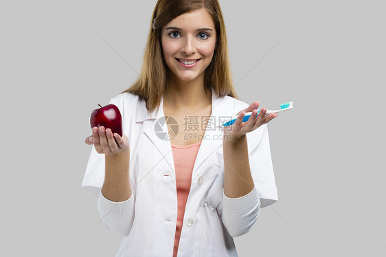 女牙医矫正卫生工具罩衫检查女孩治疗女士医疗打扫图片