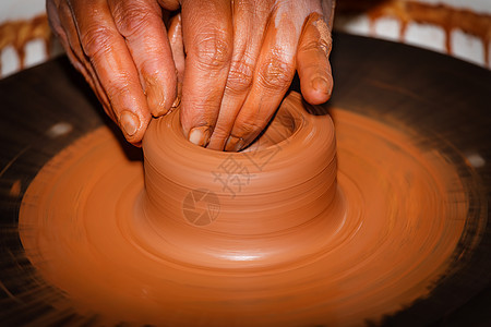 手制的波特工匠车轮工艺陶器手工艺术品手指模具艺术家洞察力图片
