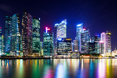 新加坡码头建筑景观反射天际风景建筑学商业城市市中心图片