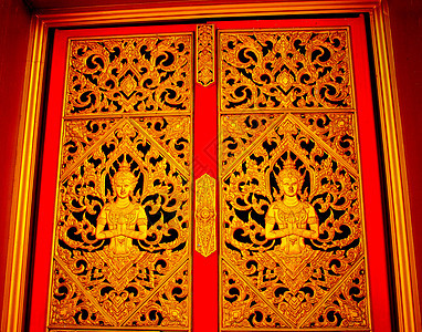 门门庙框架寺庙雕塑工艺窗户宗教艺术古董佛教徒建筑学图片