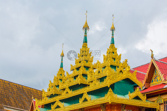 缅甸寺庙奇迹佛塔宝塔神社宗教旅游世界异国纪念碑地标图片