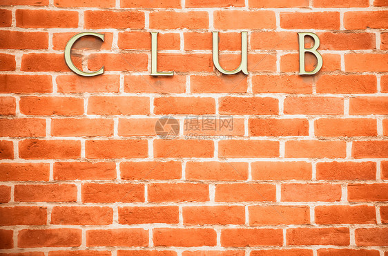 俱乐部符号红色夜店砖块砖墙墙壁会场插图酒吧建筑娱乐图片