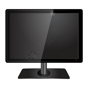 lcd 电视监视器白色展示电脑娱乐视频技术空白水晶互联网电气图片