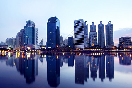 曼谷城市风景办公室商业天际城市省会建筑学日落建筑物都市运输图片