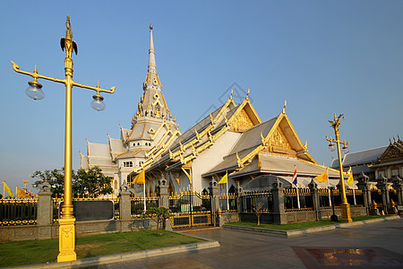 泰国寺庙目的地旅行雕塑纪念碑宗教奢华背景建筑旅游废墟图片