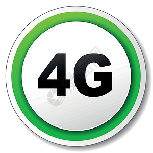 矢量 4g圆形图标高清图片