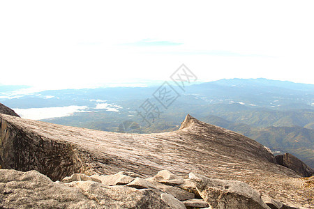科塔克里雅巴卢国家公园的山峰攀登风景天堂丛林首脑遗产天空蓝色踪迹石头旅行图片