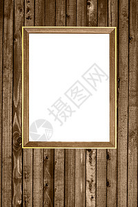 挂木壁的木制照相布图片