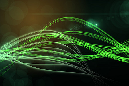 绿色曲线激光光灯设计活力绘图黑色海浪夜生活计算机夜店派对图片