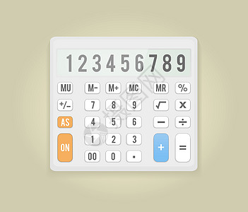 计算器图标 数学的商业概念Name计算技术办公室金融会计数字电子经济乘法插图图片