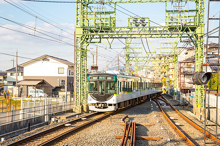 京都当地火车机车列车图片