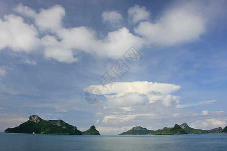 泰国昂忠国家海洋公园泰国蓝色旅行海景海洋海岸线森林海岸盐水丛林国家图片