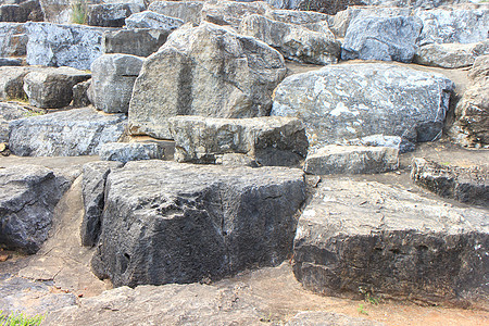 大石头花园矿物灰色材料图片