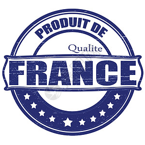 法国质量星星蓝色白色圆形产品背景图片