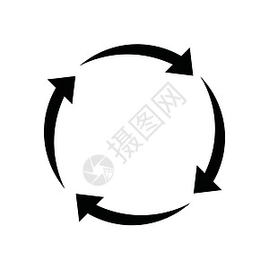 循环利用矢量的箭头符号图片