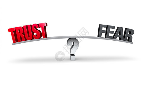 信任和恐惧之间的选择背景图片