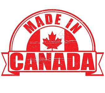 加拿大制造红色橡皮矩形圆形图片