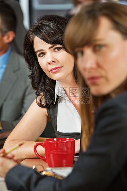 Cafe咖啡厅关心的妇女图片