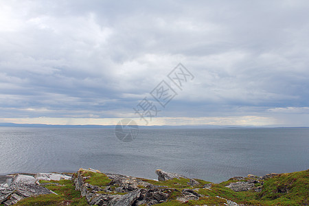 挪威北部地貌景观地平线风景支撑石头场景海滩旅行海岸海洋顶峰图片