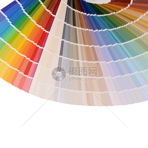 白上孤立的色盘装饰指导设计师绿色图表打印机风格装潢师彩虹蓝色图片