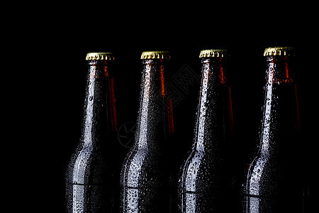 啤酒瓶饮料瓶颈瓶子空白黑色液体玻璃图片