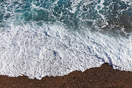 海波海浪皮疹波浪悬崖海洋石头岩石支撑旅行海滩风暴图片