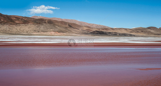 西北阿根廷萨利纳斯大荒漠景观高原盐矿风景山脉国界盐滩沙漠高山泥滩天空图片