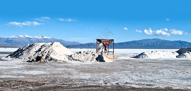 阿根廷的盐类生产图片
