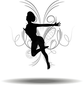 狐妖女孩夹子艺术身体数字化快乐成人乐趣跳跃漩涡喜悦图片