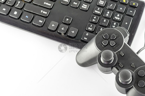 键盘计算机和游戏控制器休闲宏观电脑软垫电缆视频电子产品运动喜悦技术图片