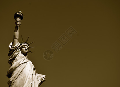 自由女神像  纽约市  33历史性自由地标自由女神火炬国家雕像历史图片