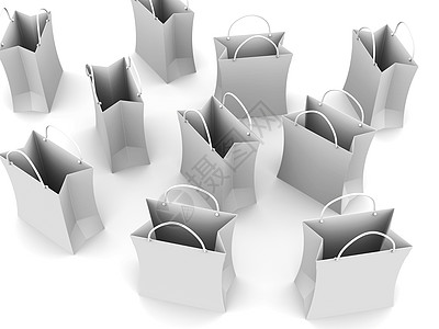 购物纸袋白色零售营销商业市场店铺销售纸盒外壳背景图片