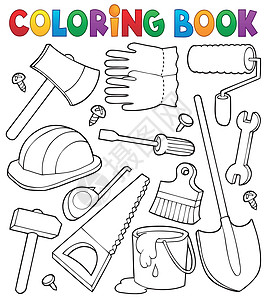 彩色书籍工具主题 1图片