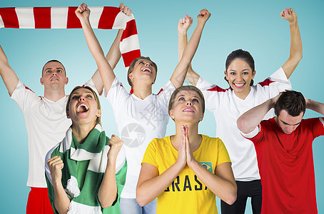 足球球迷播放器女性绘图计算机优胜者胜利快乐男人扇子世界图片