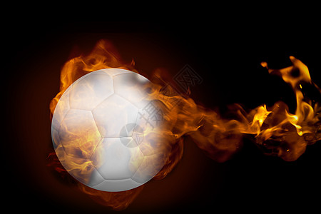 围绕足球的火力数字闲暇计算机火焰白色绘图活动运动团队皮革图片