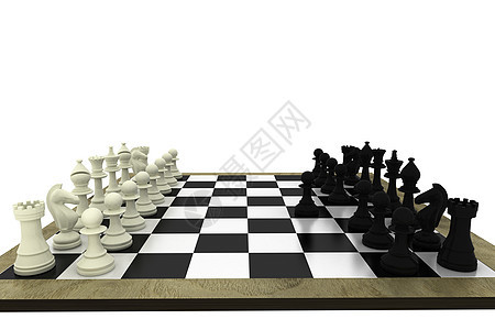 船上的黑白象棋碎片挑战白色绘图棋盘竞赛数字国王骑士女王战术图片