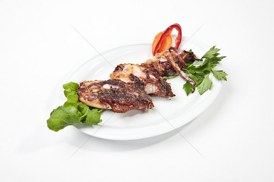 卡拉马里语Name宏观文化油条饮食晚餐香菜章鱼盘子美食食物图片