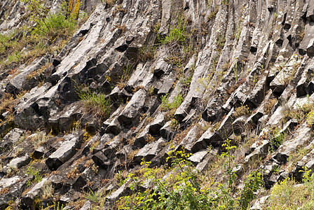 德国的火山公园斯坦火山岩石地质学旅行石头材料山脉火山岩图片