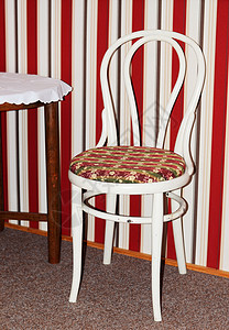 古董椅地毯家具椅子挂毯条纹白色图片