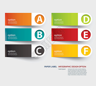 信息图表标签选项卡模板字母网络教育技术互联网卡片男人广告横幅网站图片