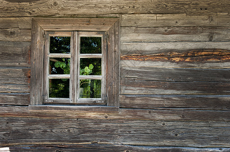 旧木屋窗户文化正方形预览棕色水平住宅木头古董建筑建筑学图片
