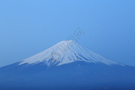 藤山 川口湖风景火山公吨积雪顶峰旅行冰镇日落阳光植物蓝色图片