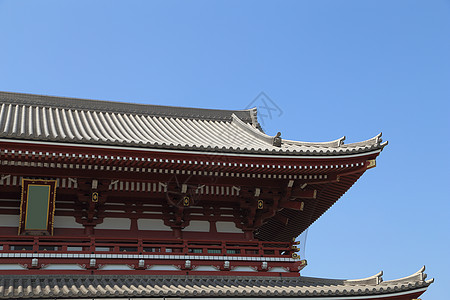 日本屋顶风格建筑学历史性蓝色艺术宗教制品房子历史建筑寺庙图片