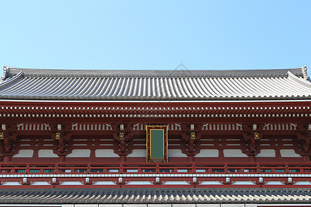 日本屋顶风格宗教艺术文化蓝色建筑学制品旅行陶瓷房子天空图片