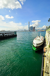 香港渡轮市中心目的地办公大楼旅行地方金融地标夜景城市场景图片